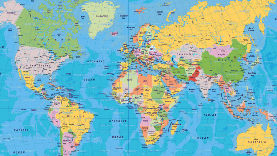 خريطة العالم باللغة العربية بجودة عالية P_1485b9utk1