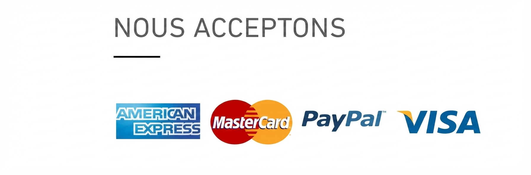 Nous Acceptons